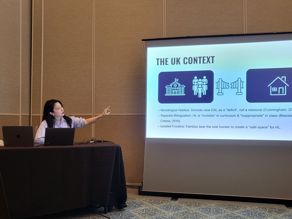 Presentation on the UK context of heritage-language education